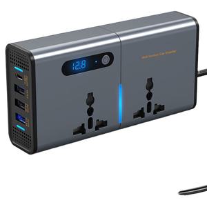 Portable 200W Camping en plein air onduleur universel 12V/220V voiture onduleur PD Charge rapide USB chargeur adaptateur pour la randonnée - Product Image 1