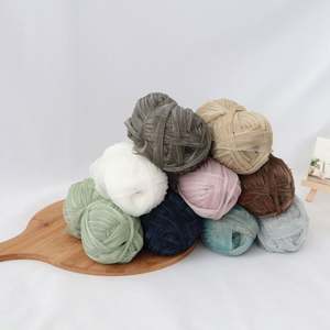 100% Polyester Coton Tshirt Fil Laine 100g Poids T-Shirt Fil pour Crochet Tissé À La Main Sac À Main - Product Image 2