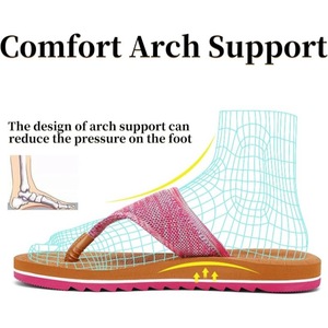 Sandalias de yoga transpirables de secado rápido para mujer con soporte de arco y separador de dedos, superventas de verano XMISTUO/<span class=keywords><strong>Xiami</strong></span> Si Tuo EVA - Product Image 4