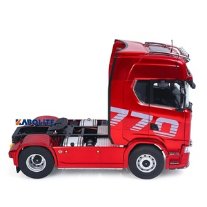 Camion tracteur RC KABOLITE 770S 100 1/14 4X2 avec châssis en métal, transmission à 2 vitesses, radiocommande FlySky, son et lumière K770S - Product Image 5