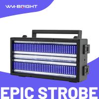 Projecteur matriciel LED RGBW à interconnexion pour scène, stroboscope extérieur IP65, contrôle DMX512, pour discothèque, DJ, concert