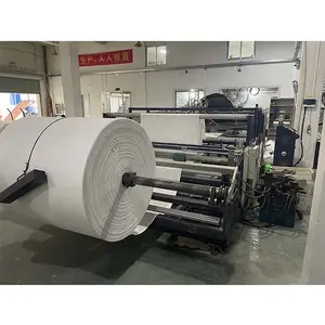 Hot Sell Full-automatic FIBC Bag Cutting Machine Heat Sealing Hot Cutting Plastic Cutting Big PP woven sack making machine