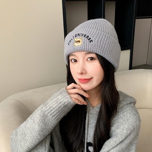 Nuevo Gorro de Invierno de Moda con Diseño de Cachorro y <span class=keywords><strong>Ciervo</strong></span> Bordado, de Felpa Cálida, PVC, 6 Paneles, para Mujer, Estiliza el Rostro, Versátil, para Cabezas Grandes - Product Image 5