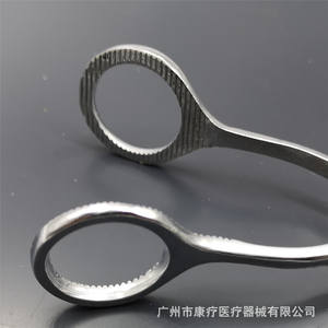 Pinzas de lengua de acero inoxidable Pulun, instrumento médico dental Clase I, manual, plateado, origen Shanghái - Product Image 5