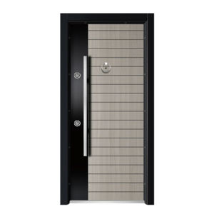 Porte blindée turque au design é<span class=keywords><strong>l</strong></span>égant, taille standard, entrée principale de la maison, sécurité supérieure, porte en acier pour la maison - Product Image 1