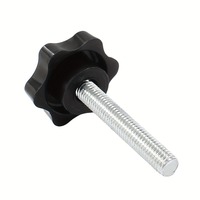 Vis à molette étoilée en acier inoxydable 304 zingué, grade 4.8/6.8, serrage manuel pour équipement extérieur et trépied d'appareil photo