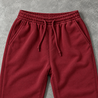 Ensemble de survêtement en molleton de coton épais 450 GSM, coupe oversize, avec sweat à capuche court et pantalon de survêtement, personnalisable avec logo, pour hommes