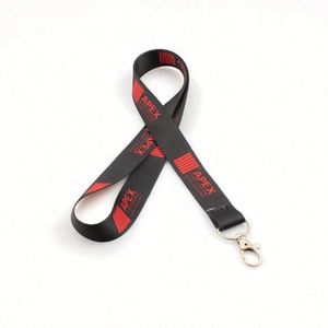 Promotion Satin and Nylon Key Chain Lanyards Short Wrist Strap with Carabiner Custom Logo Printing - Product Image 3