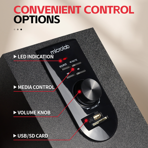<span class=keywords><strong>Microlab</strong></span> 2.1 ลําโพงมัลติมีเดีย M108U - Product Image 5