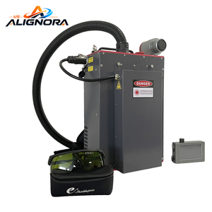 Machine de nettoyage au laser à fibre portative, machine de décapage de la rouille au laser, machine de décapage de la peinture, de l'huile et de l'oxyde, nettoyage des surfaces métalliques - Product Image 1