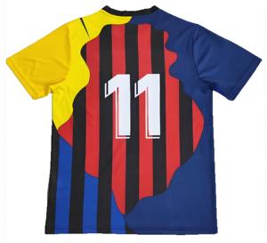 2526 Neymar Ibrahimovic Retro <strong>Football</strong> Jersey Miami <strong>Arsenal</strong> Brazil Goddess Special Edition Short-Sleeved Jacket Joint Version