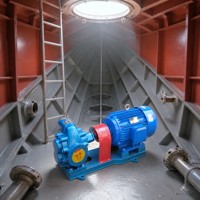   Pompe à huile hydraulique 483.3, 483,3 LPM, 7,5 KW, acier allié, alimentation en huile à service continu, 1420 tr/min