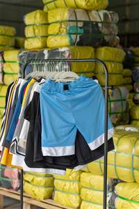 MS06 Jersey y Pantalones Cortos Deportivos Transpirables de <span class=keywords><strong>Segunda</strong></span> <span class=keywords><strong>Mano</strong></span> de Primera Calidad, Jersey Deportivo Juvenil y para Adultos - Product Image 6