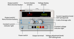 แหล่งจ่ายไฟแบบเสถียรชนิดเชิงเส้นช่องเดียว 300V 1A 300W พร้อมจอแสดงผลคุณภาพสูง รองรับอินเทอร์เฟซ 1mA สำหรับอุตสาหกรรม ใช้ได้กับไฟ 220V 110V - Product Image 3