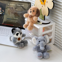 Série Mignonne Petites Amandes : Peluches Animaux Sauvages Ultra Douces en Coton PP, Porte-clés, Cadeau d'Anniversaire, Loutre, Koala, Jouets en Peluche