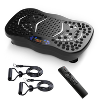Plateforme vibrante d'exercice FRS pour usage domestique, machine à vibrations pour tout le corps avec télécommande sans fil, écran LED, 150 kg