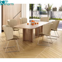 Designer élégant moule mousse nordique italien rembourré salon bureau cantine espace public jambe en métal loisirs chaises de salle à manger