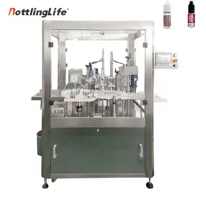 Bottlinglife otomatik 5ml 10ml 15ml sıvı flakon şişe dolum göz damlası damlalık şişe kapaklama şişeleme üretim hattı