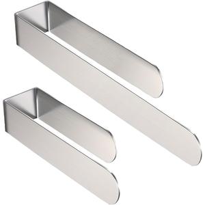 Porte-serviettes mural moderne en fonte avec barres de suspension et crochets pour la maison, la cuisine et la salle de bain - Product Image 4