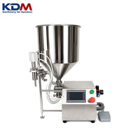 Machine de remplissage semi-automatique de liquides KDM-FML45G pour bouteilles, gobelets et contenants de 10 à 50 000 ml