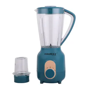 300W power Multi-functional design for blending grinding stand blender with plastic jar and grinder mixer
