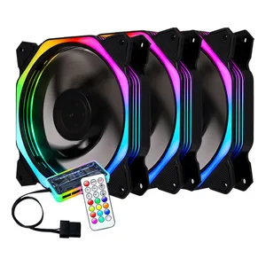OEM fabrika fiyat özelleştirilebilir PC kasa soğutma LED ışıkları RGB Fan
