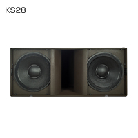 Subwoofer double 18 pouces en néodyme KS28, 2000W, haut-parleur de basses audio professionnel pour club et scène