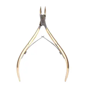 Custom professional ingrown cuticle pusher remover nipper nail scissors