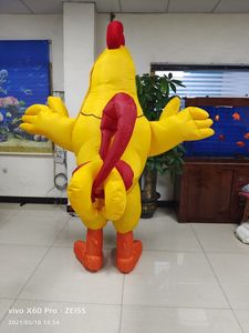 Nuovo <span class=keywords><strong>Costume</strong></span> Gonfiabile <span class=keywords><strong>da</strong></span> T-rex Divertente a Forma di Pulcino per Adulti - Product Image 3