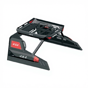 Barra Antivuelco de Acero Inoxidable de Nuevo Diseño con Cesta para Techo para Nissan Navara NP300 2012~ON (Rojo/Amarillo/Blanco Marca KQD) - Product Image 1