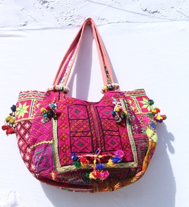 Newly Vintage Style Banjara <b>Bag</b> - Handmade Indian Tribal <b>Patchwork</b> Tote with Mirror Work Anniversary Gift for Her - Product Image 1