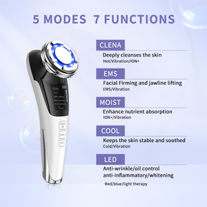 <span class=keywords><strong>Appareil</strong></span> de lifting du <span class=keywords><strong>visage</strong></span>, microcourant, raffermissement de la peau, <span class=keywords><strong>appareil</strong></span> de beauté, compresse chaude, vibration sonique, masseur facial pour femmes - Product Image 2