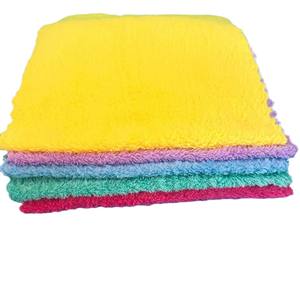 Paño de limpieza de coralina, toalla de limpieza absorbente multifuncional para el hogar, paño absorbente grueso para cocina, dos yuanes - Product Image 2