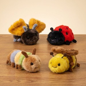 Llavero <span class=keywords><strong>de</strong></span> Peluche <span class=keywords><strong>de</strong></span> la Serie <span class=keywords><strong>de</strong></span> Insectos <span class=keywords><strong>de</strong></span> Dibujos Animados al por Mayor, Muñeco Colgante Personalizado, Mascota Suave, Abeja, Oruga, Mariquita, Polilla, Juguete para Regalo - Product Image 2