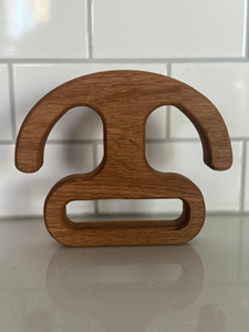 HOMEX BSCI 2027 Productos de Tendencia, Bolso de Compras Ergonómico de Madera Maciza Hecho a Mano y Duradero - Product Image 3