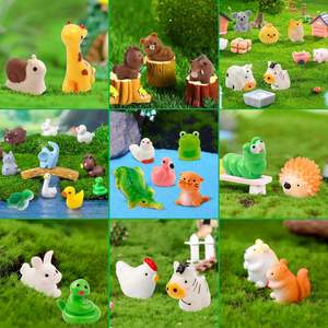 Micro-Landscape Creative Cute Resin Miniature Animals DIY Decoration Accessories Mini Ornaments - Product Image 2