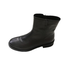 938-5 Nouvelle collection automne 2025 – Chaussures confortables en cuir de vachette véritable avec fermeture éclair latérale et talon bas simple - Product Image 5