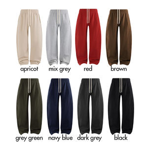 <span class=keywords><strong>Pantaloni</strong></span> <span class=keywords><strong>Tuta</strong></span> Baggy Machete da <span class=keywords><strong>Uomo</strong></span> Grammatura Pesante 430GSM in Pile <span class=keywords><strong>di</strong></span> Cotone e Poliestere Tinta Unita Stile Retro Streetwear Casual - Product Image 3