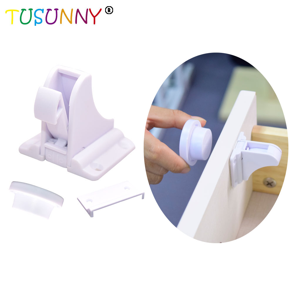 Магнитный замок для защиты от детей и домашних животных, 4 замки + 1 ключ, магнитный замок для шкафа, ящика