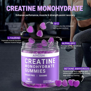 Latest Design Weight Gain <b>Creatine</b> Monohydrate Gummies Pre Workout <b>Creatine</b> Gummy <b>Creatine</b> Monohydrate Boost Energy Gummy - Product Image 3