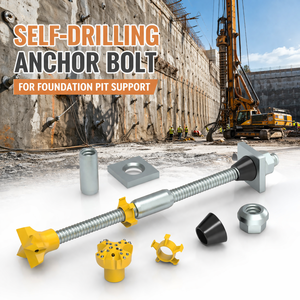 Perno de Anclaje Autoperforante Sinorock a <span class=keywords><strong>Precio</strong></span> de Fábrica, T76 T57 T40 T103, Perno para Minería - Product Image 1