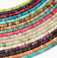 Perles intercalaires en pierre naturelle Améthyste Agate, rondelles semi-finies de 2*4mm pour accessoires de bijoux DIY