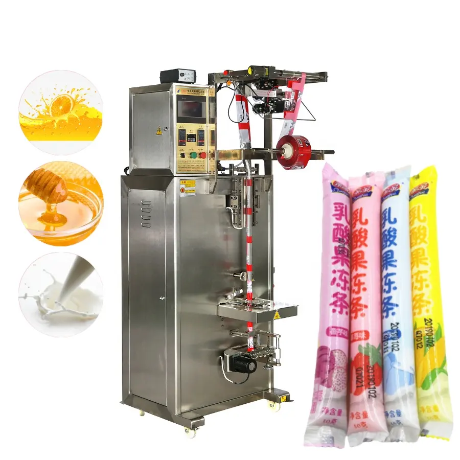 Machine de remplissage automatique, pour bar à gelée, jus, sucettes, sachets alimentaires, lait, liquide, boissons