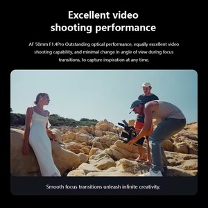 VILTROX AF 50mm F1.4 Pro Lente Principal Estándar de Fotograma Completo con Gran Apertura para Montura <span class=keywords><strong>Sony</strong></span> FE A7C <span class=keywords><strong>A7SIII</strong></span> A7RIV ZV-E1 A9 III - Product Image 6