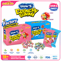 Bonbons Gommeux Croquants Wowz en Gros, Sucreries Colorées et Fruitées, Bâtonnets de Bonbons Mâchables Dulce 10g, Fournisseur d'Usine