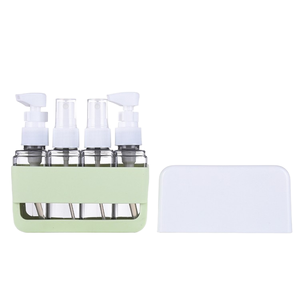 Portable <b>Travel</b> Toiletry Set Refillable Empty Cosmetic <b>Bottles</b> For Lotion <b>Shampoo</b> Body Wash - Product Image 1