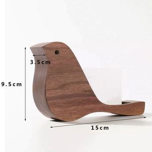 Wholesale Wooden <b>Bird</b> Model Business Card Holder Desktop Business Card Display <b>Stand</b> - Product Image 3