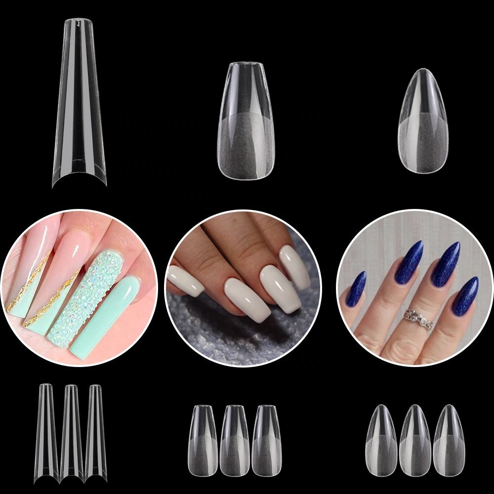 Nail Tips Tapered Square Tips Stiletto Nails False Nails Box