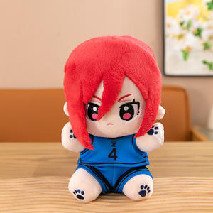 Kawaii Figura peluche bleu serrure Isagi Yoichi <span class=keywords><strong>Bachira</strong></span> Meguru Nagi Seishiro japonais Anime jouets en peluche poupée - Product Image 1