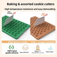 Moules de cuisson en silicone les plus vendus, mini emporte-pièces pour aliments complémentaires pour animaux de compagnie, forme irrégulière pour bricolage